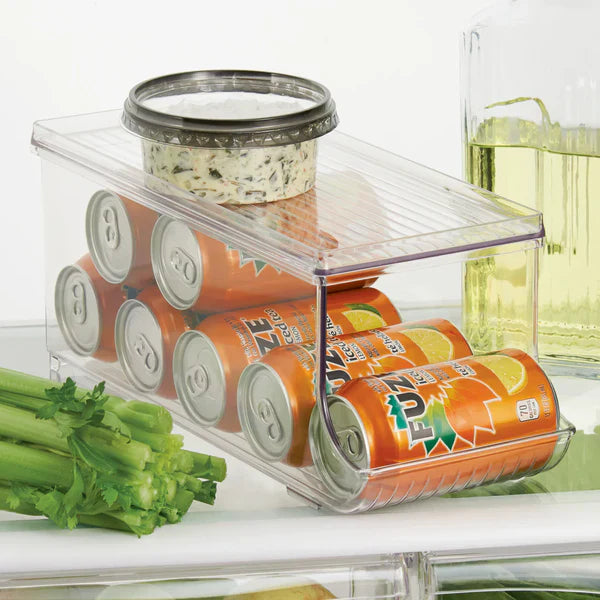 Stackable Beverage & Essentials Organizer with Removable Lid