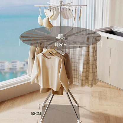 Aluminum Foldable Laundry Stand Tripod