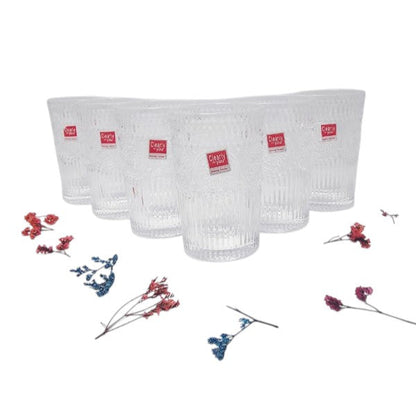Glass 6Pcs Set 365ml 8c-1988-184