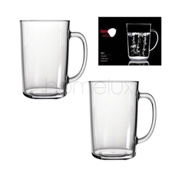 Glass Cup Set – 2 Pcs (500ml)