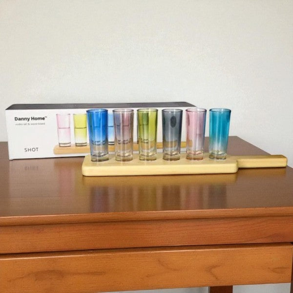 7Pcs Vodka Glasses Set 60ml 12c-KY-094