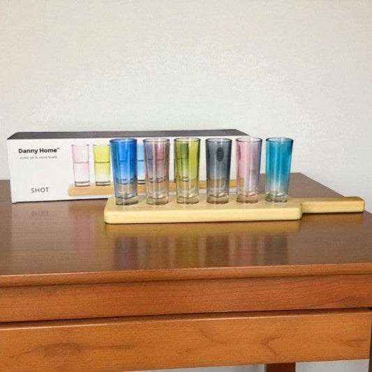 7Pcs Vodka Glasses Set 60ml 12c-KY-094