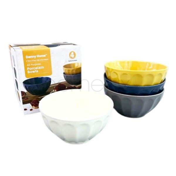 6" Bowl 4Pcs Set  8c-SE-016