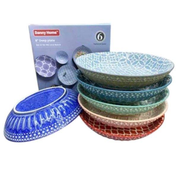 8'' Soup Plate 6Pcs Set 8c-80FGTP