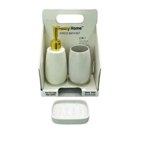 3Pcs Bathroom Set 8c-CZT34-15