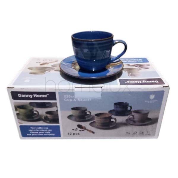 Cup Saucer Set 6Pcs 220ml 8c-STB35-2