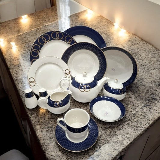 Dinner Set – 47-Piece Fine Porcelain