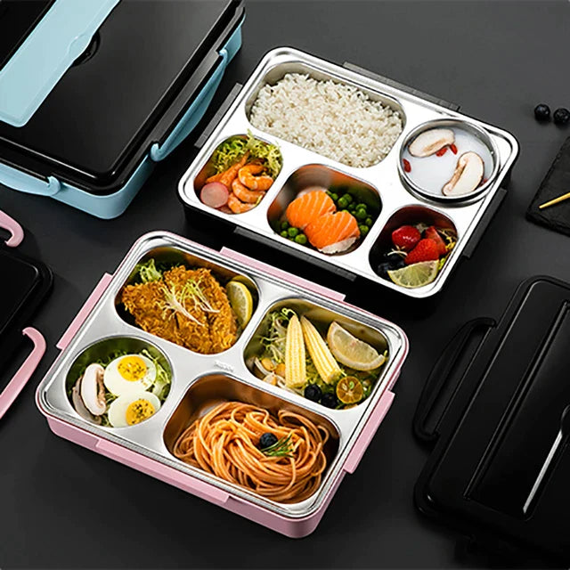 Stainless Steel Lunch Box With Locking Lid – HomeLux