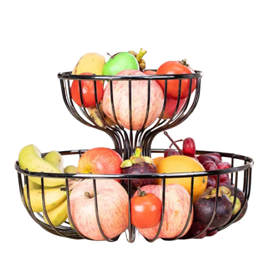 2 Tier Luxury Portable Fruit Rack