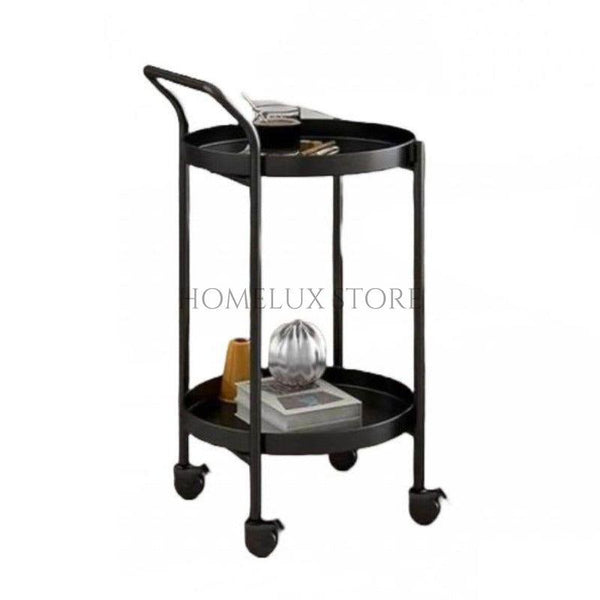 Metal Tea Trolly Black